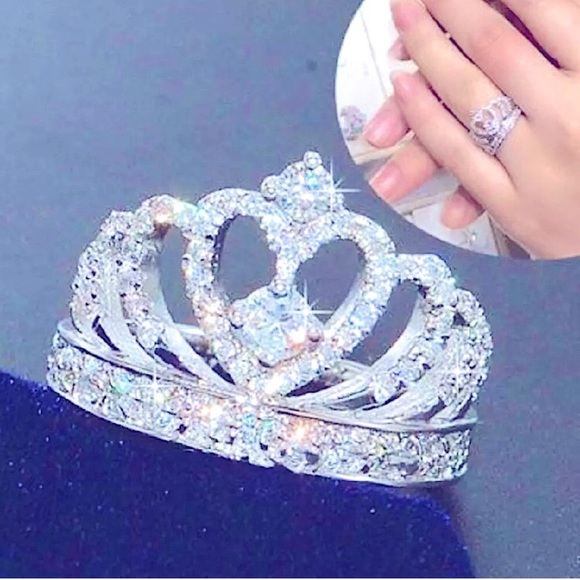 💍 New Simulated 💎 White Sapphire Princess 👰🏼💍 - Picture 4 of 4